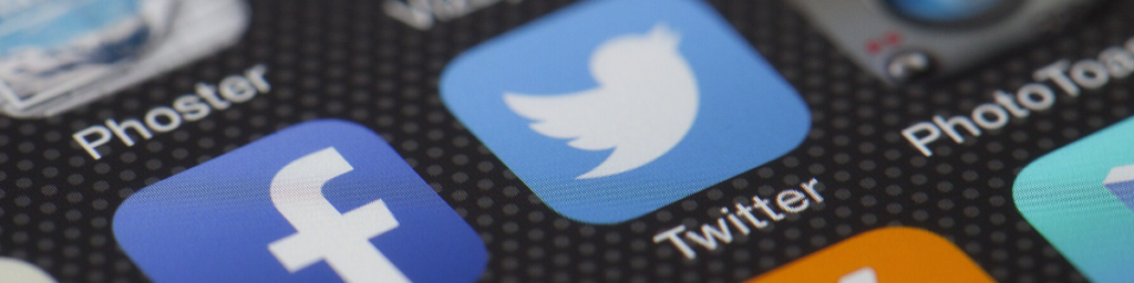 iphone displaying social media application