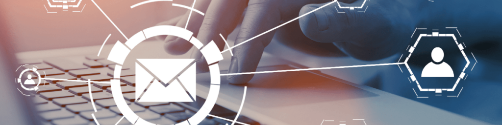 email and sms marketing concept scheme for email list building