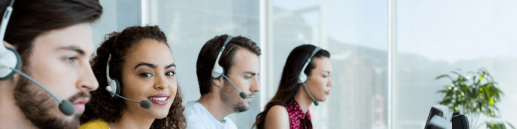 customer-service-executives-working