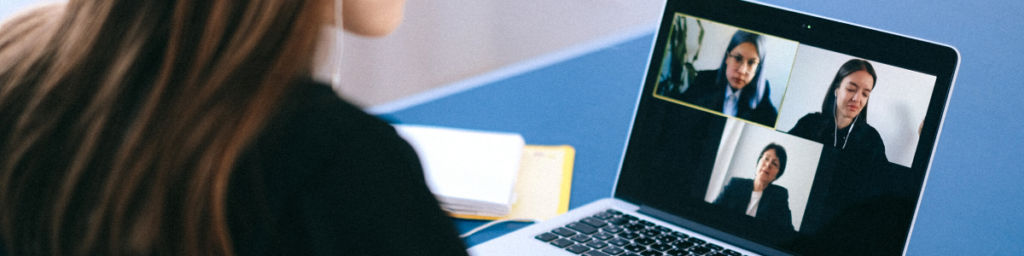 virtual team building through video call