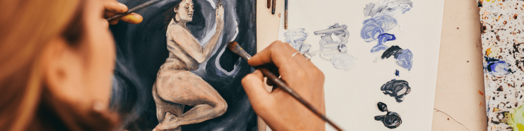 female-artist-painting