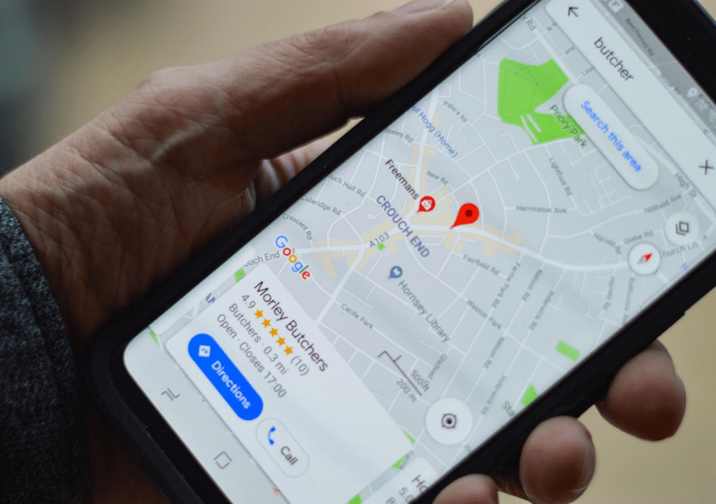 google my business listing
