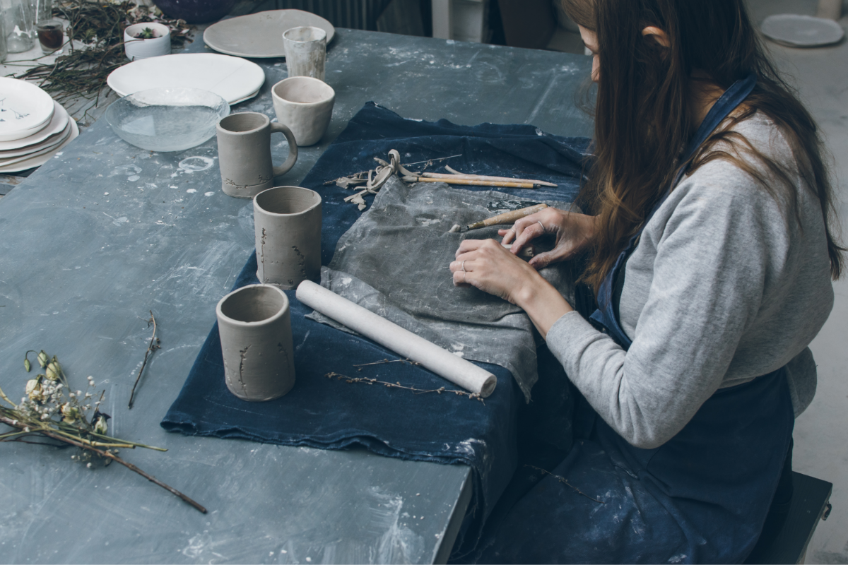kinesthetic learner in a workshop