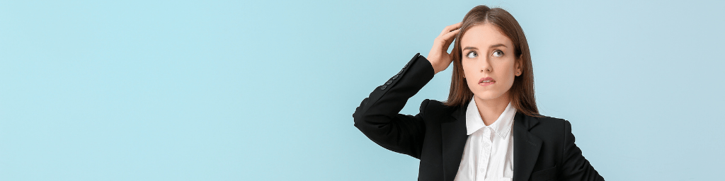 thoughtful-businesswoman-on-color-background-concept-of-choice