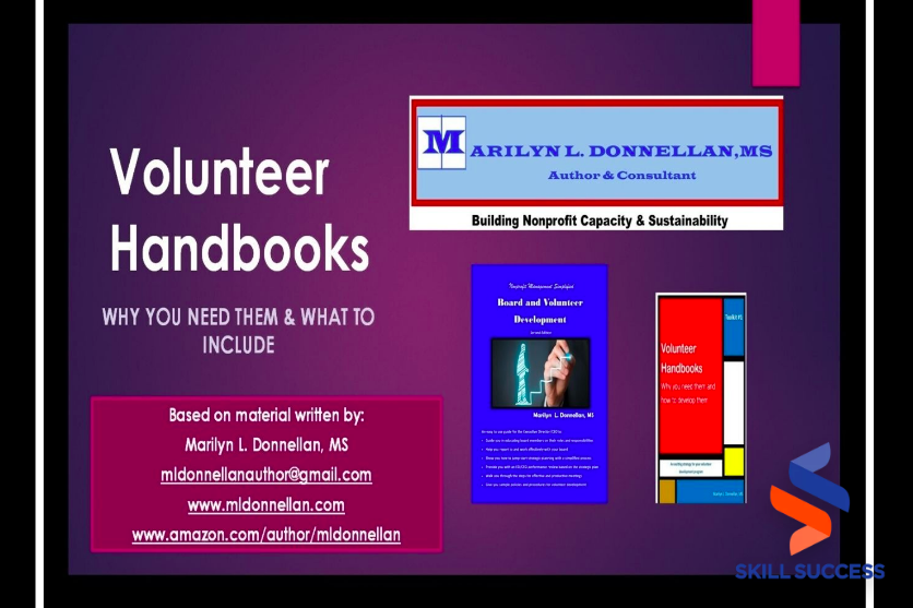 Nonprofit Volunteer Handbooks - How To Put Them Together