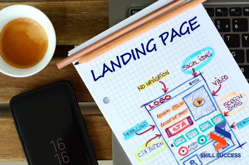 landing page funnel chart