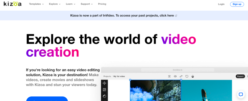 Kizoa free slideshow maker