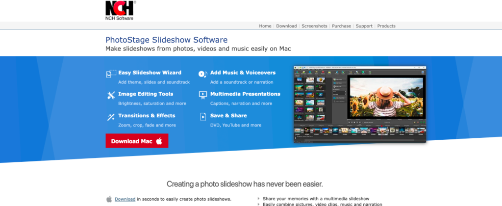 Photostage free slideshow maker