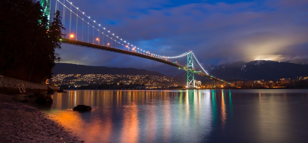 beautiful bridge in BC study in canada
