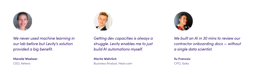 no-code AI testimonials