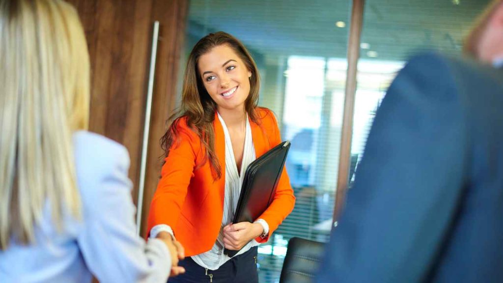 Finding and Securing a Job Fresh Graduate Employee Shaking Hands