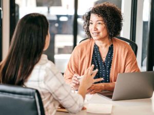 career aspirations applicant talking to recruiter