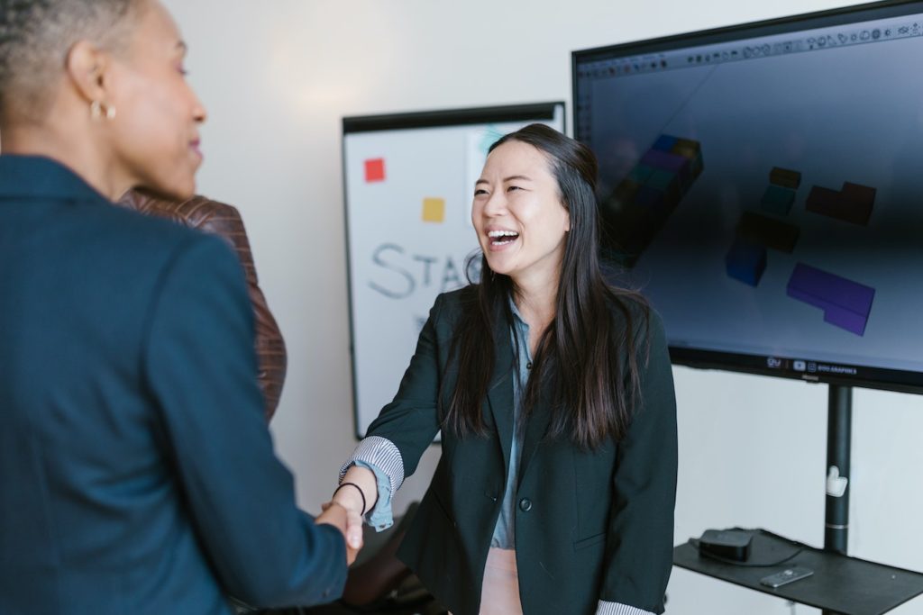 Female entrepreneur networking