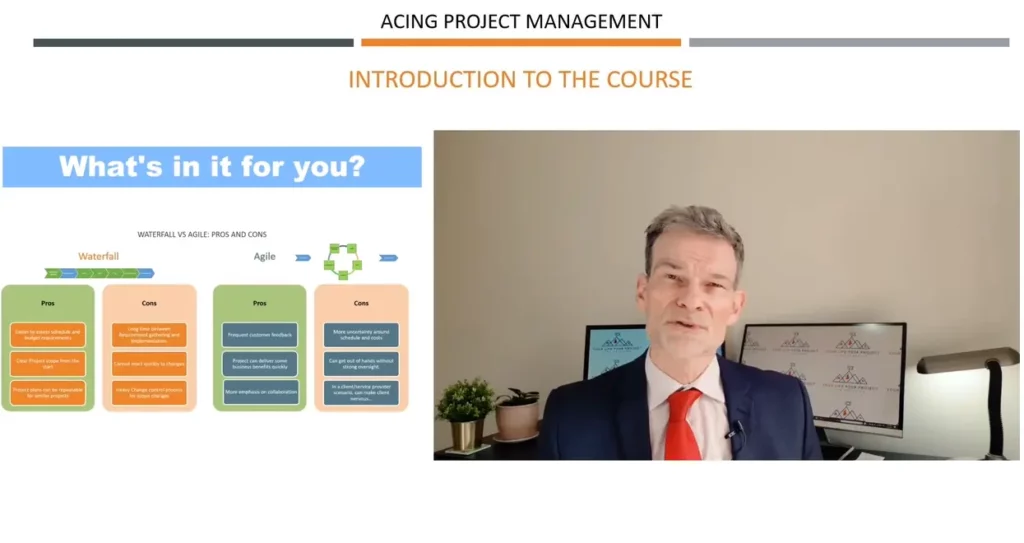 Screenshot of Acing Project Management: Ultimate Project Manager Course