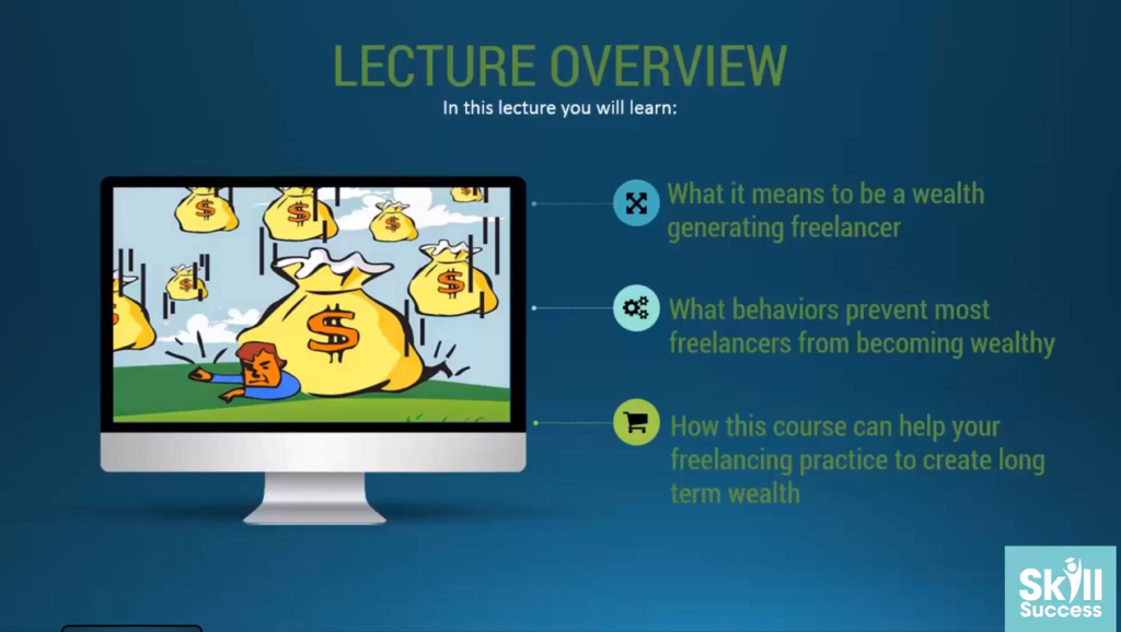 screenshot of Freelance Wealth Kit: Get Started Freelancing course