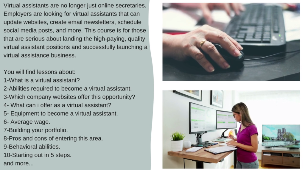 Screenshot of How To Become A Virtual Assistant Course