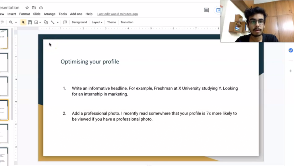 Screenshot of LinkedIn Career Search Guide Course