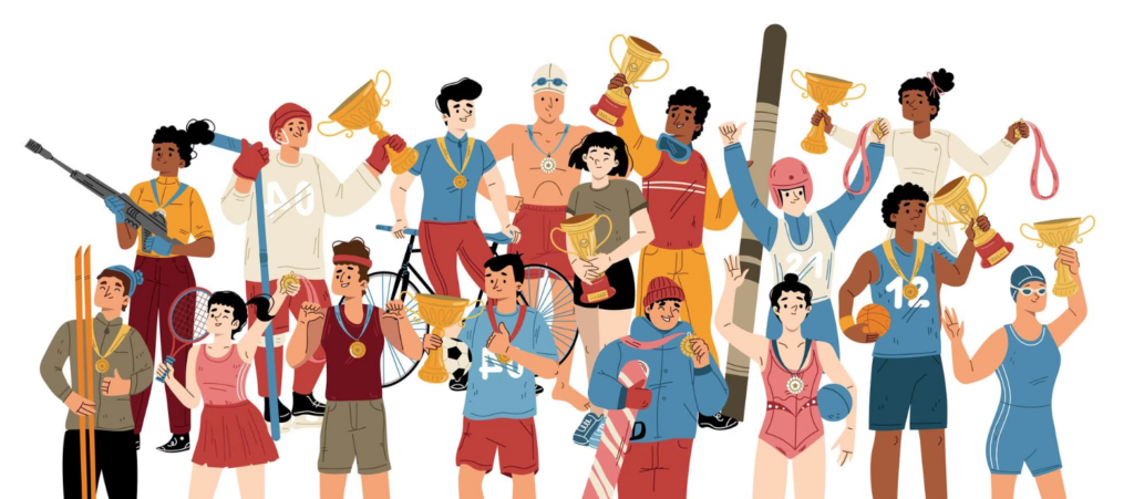 Different Sports Champions