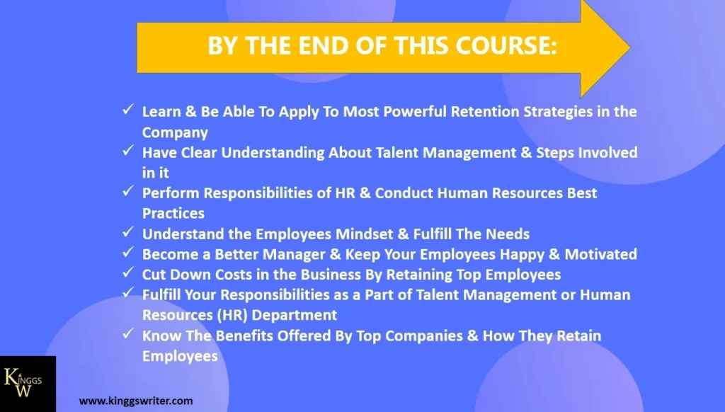 screenshot of Human Resource Best Practices Course
