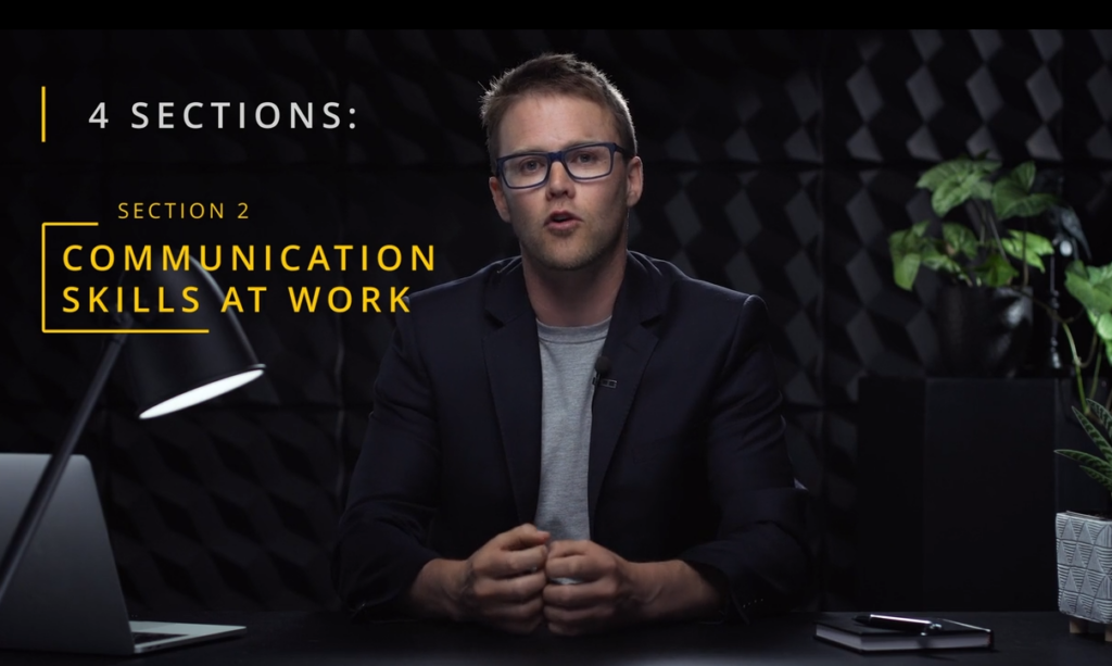 Screenshot of Language For The Workplace Course