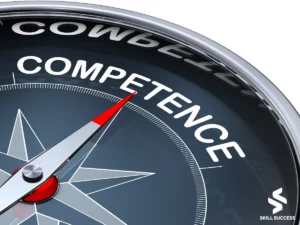 a compass with the word "competence"