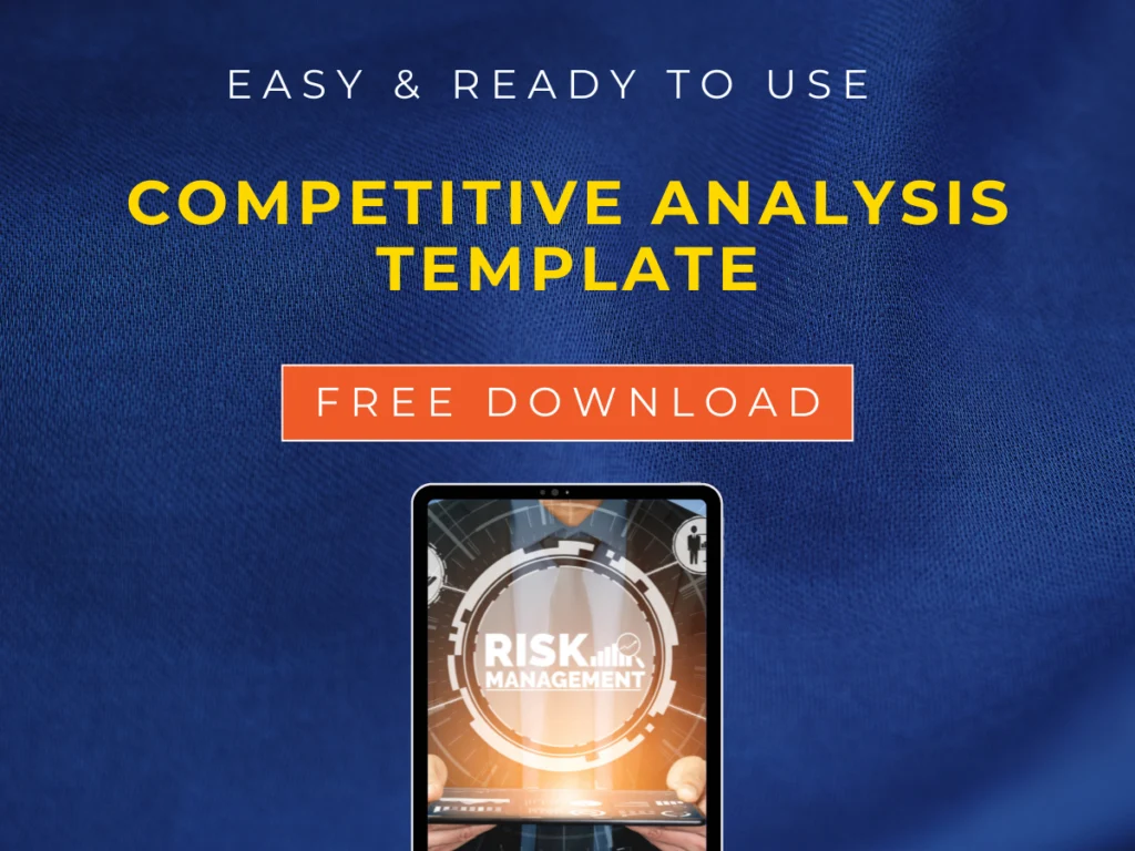 competitive analysis template banner for free download