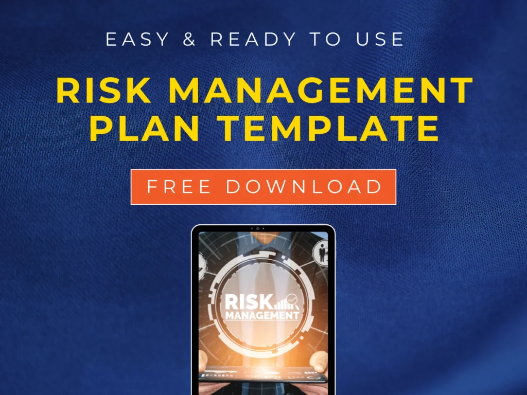 risk management template banner for free download