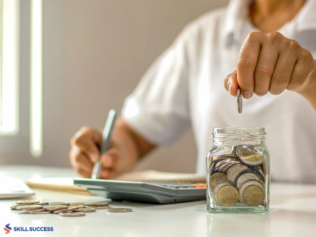 a man managing his personal finance
