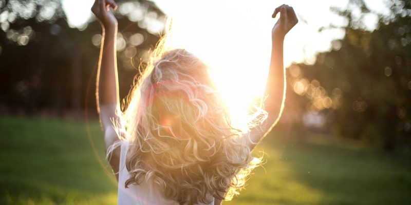 woman white top affirmations for anxiety woman wearing white top