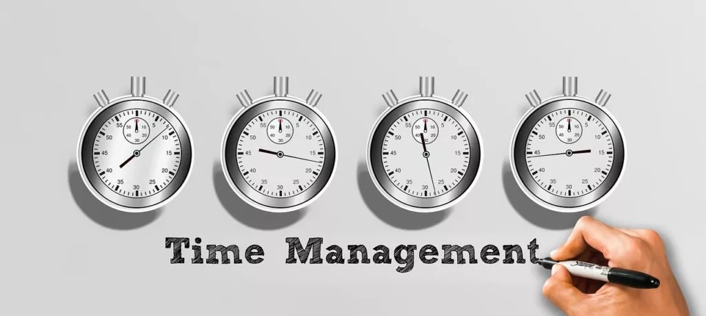 four clock timers hand writing time management