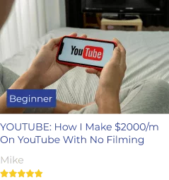 YOUTUBE: How I Make $2000 A Month On YouTube With No Filming