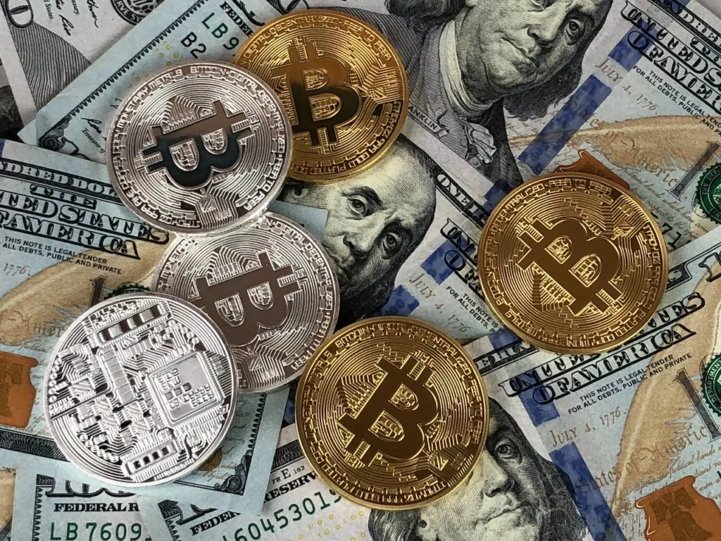cryptocurrency coins dollars