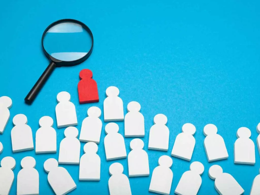 Recruitment Agency Magnifying Glass Candidate Pool