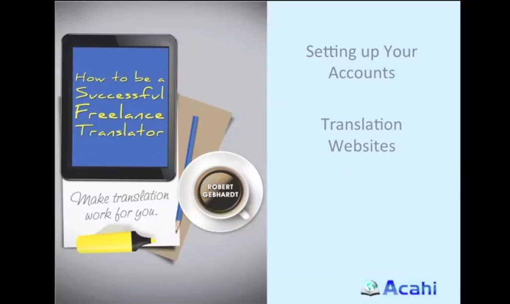 Screenshot of How To Be A Freelance Translator Course